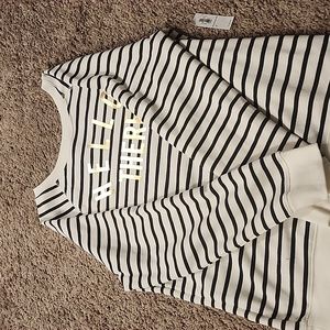 Blue striped Old Navy sweatshirt